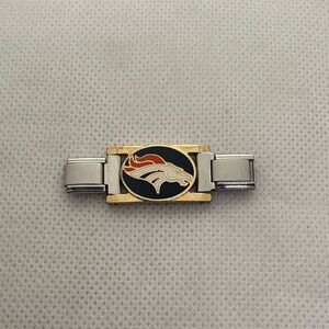 Broncos Charm that attaches to a Nomination Charm Bracelet